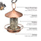 Good Directions Classic Perch Bird Feeder in Copper Finish