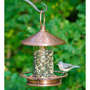 Good Directions Classic Perch Bird Feeder in Copper Finish