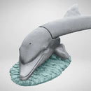 Dolphin Concrete Garden Bench - Phoenix Design Cast