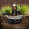 Basalt Bird Bath Fountain - Complete Kit - Blue Thumb