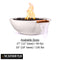 "Sedona" Concrete Fire & Water Bowl - The Outdoor Plus