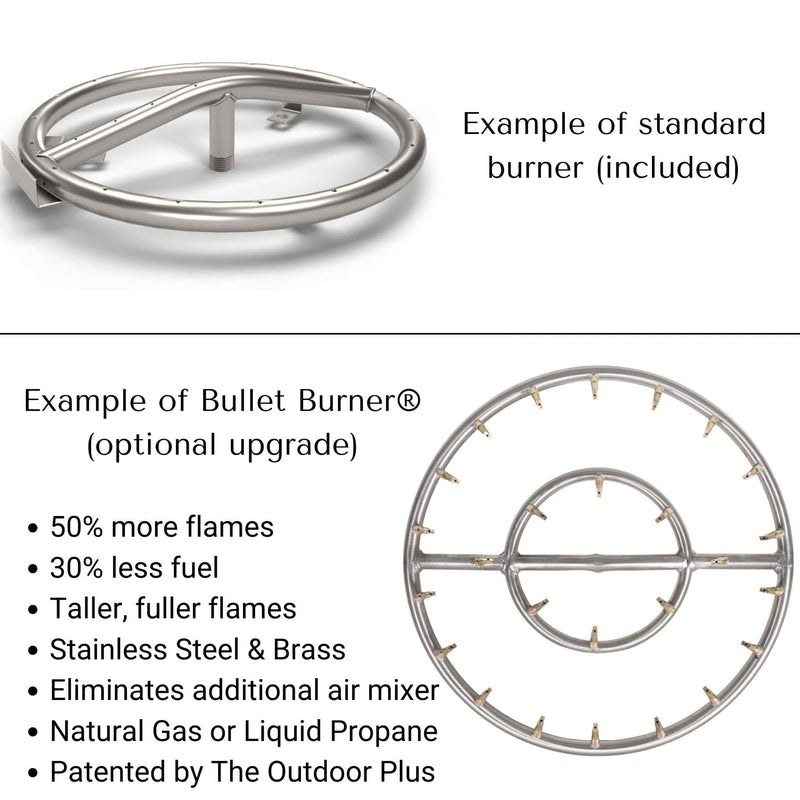 "Sedona" Concrete Fire & Water Bowl - The Outdoor Plus