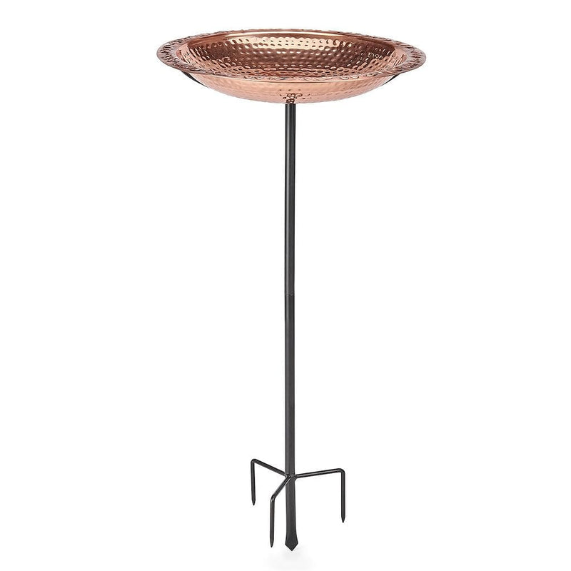 Good Directions Pure Copper 18 inch Birdbath on Garden Pole