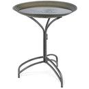 Good Directions 20 inch Pewter Copper Bird Bath with Stand