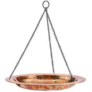 Good Directions 18 inch Hanging Fired Copper Bird Bath