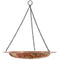 Good Directions 18 inch Hanging Fired Copper Bird Bath