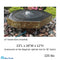 Basalt Bird Bath Fountain - Complete Kit - Blue Thumb