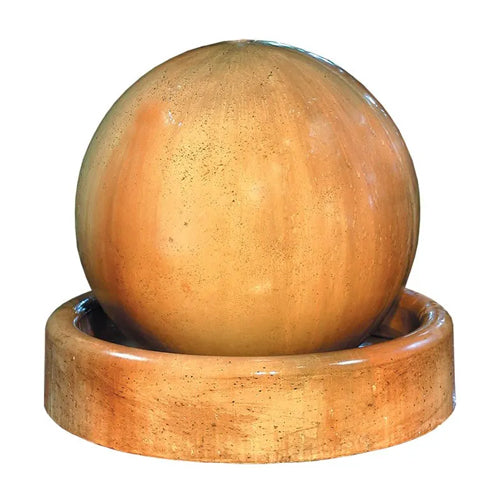 Ball And Ring Base Garden Water Fountain