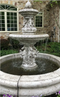 Cavalli Outdoor Fountain with Fiore Pond