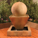 Large Oblique Outdoor Fountain with Ball