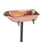 Good Directions Splish Splash Birdbath in Polished Copper