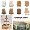 Giannini Garden Calanthia Three Tier Pond Fountain 1696