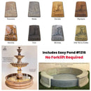 Giannini Garden Calanthia Three Tier Pond Fountain 1696
