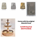 Giannini Garden Calanthia Three Tier Pond Fountain 1696